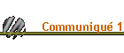 Communiqu 1